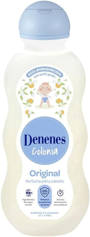 Denenes Colonia Muy Suave para Bebés y Pieles Sensibles con Aceites Esenciales 600ml - Foto 1