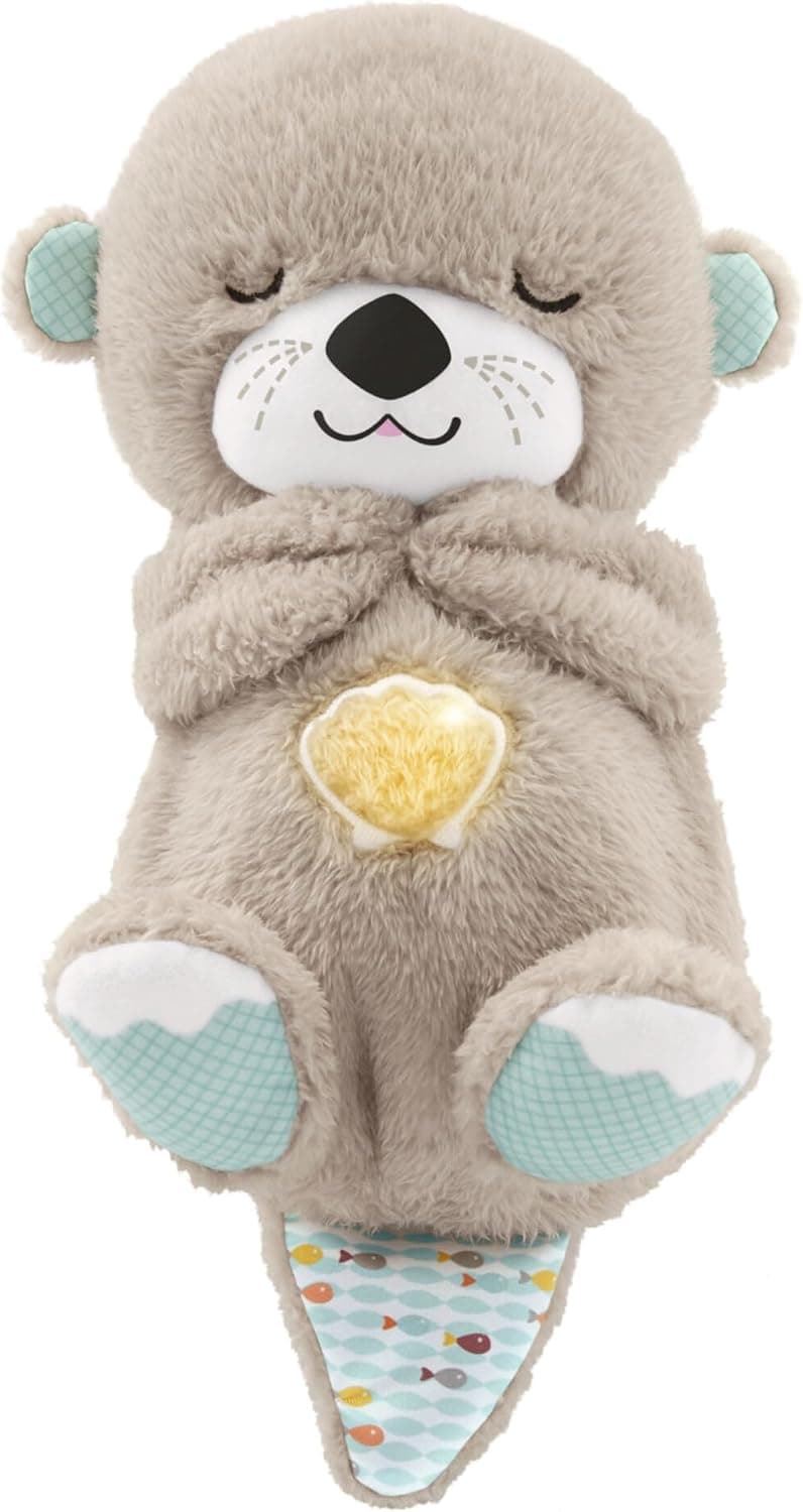 Fisher-Price Nutria Dulces Sueños - Peluche Relajante con Movimiento de Respiración y Música - Foto 1