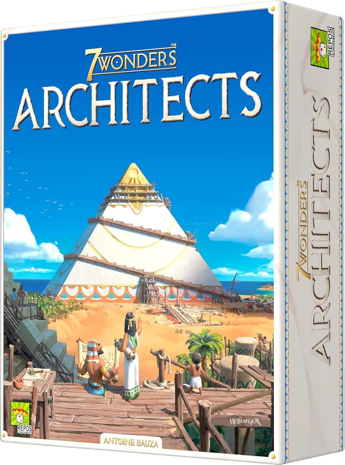 Asmodee - 7 Wonders Architects: Construye una de las 7 Maravillas del Mundo Antiguo - Foto 1