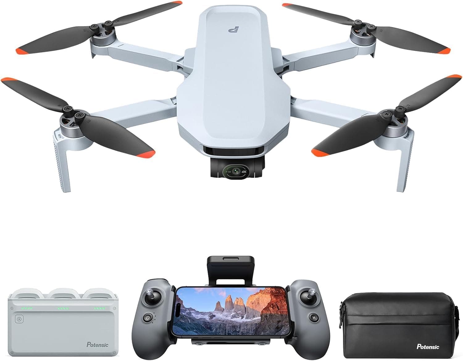 Potensic A20 - Minidron Infantil con Protectores Integrados Anticolisión y Control de Altura