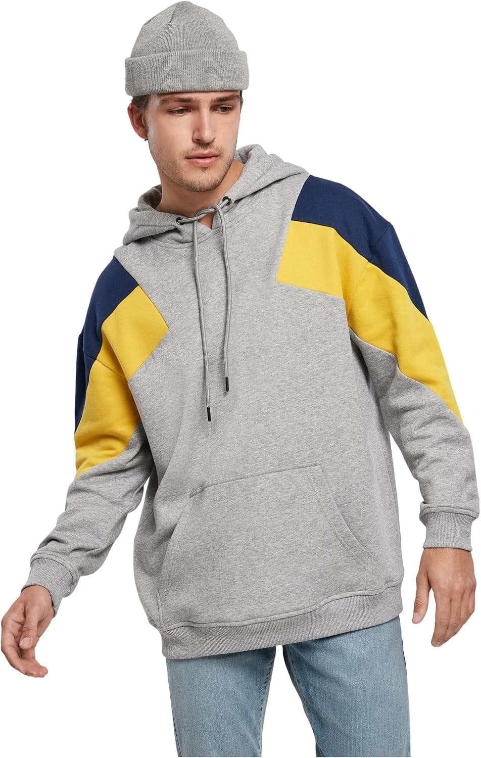 Sudadera con Capucha Estilo Hoodie Oversize Streetwear de Algodón Pesado con Bolsillo Canguro - Foto 1