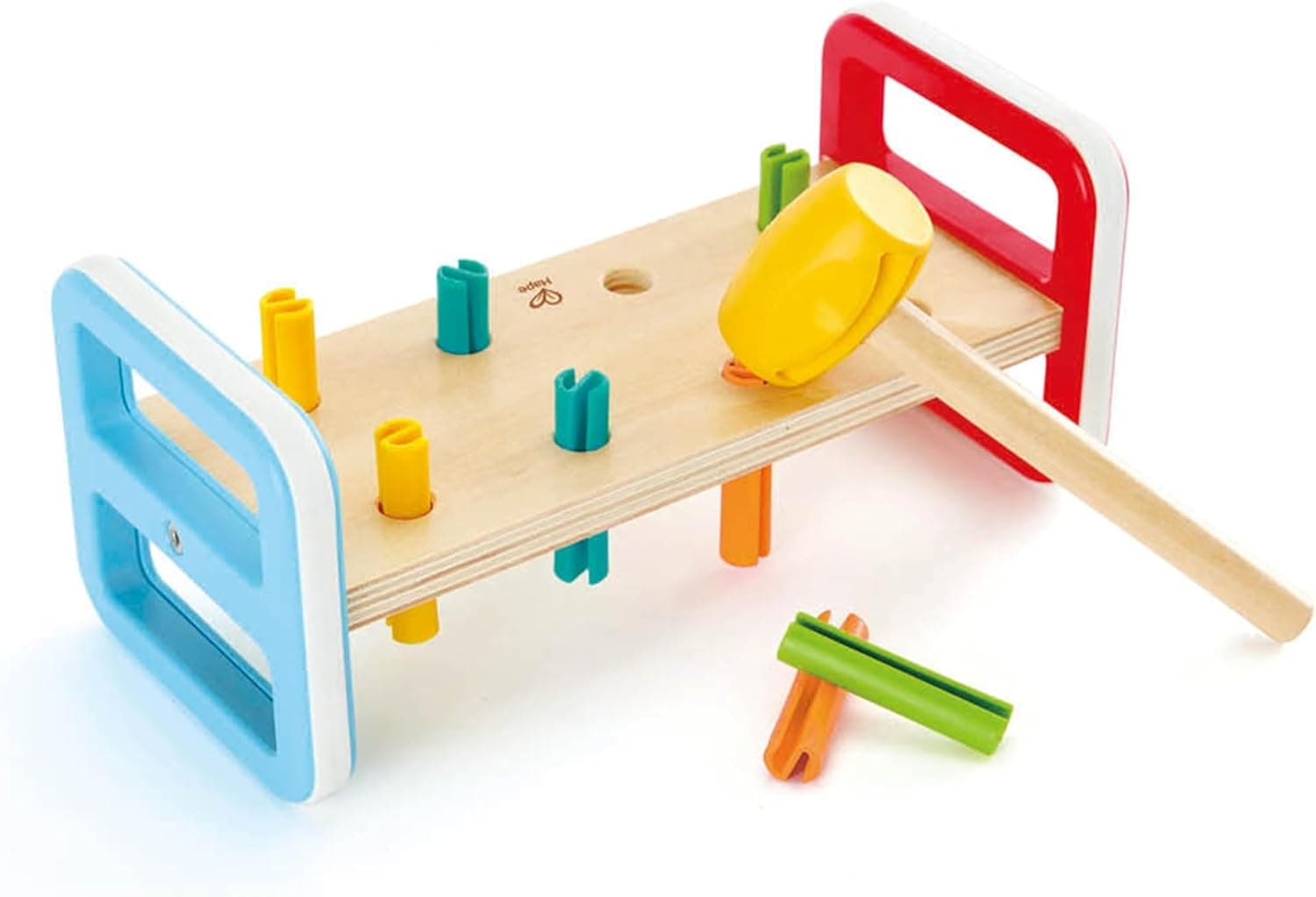 Hape - Banco de Martillo de Madera con Xilófono Extraíble y Bolas Sonoras - Foto 1