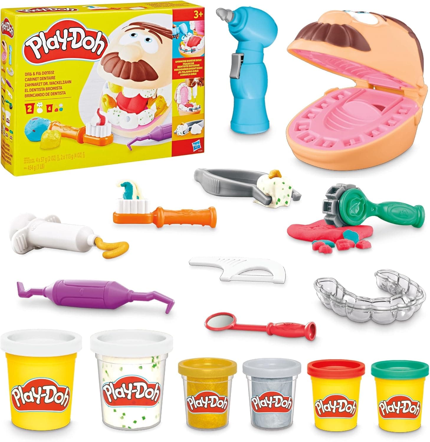 Play-Doh - Maletín del Dentista Bromista con Plastilina No Tóxica y Herramientas - Foto 1
