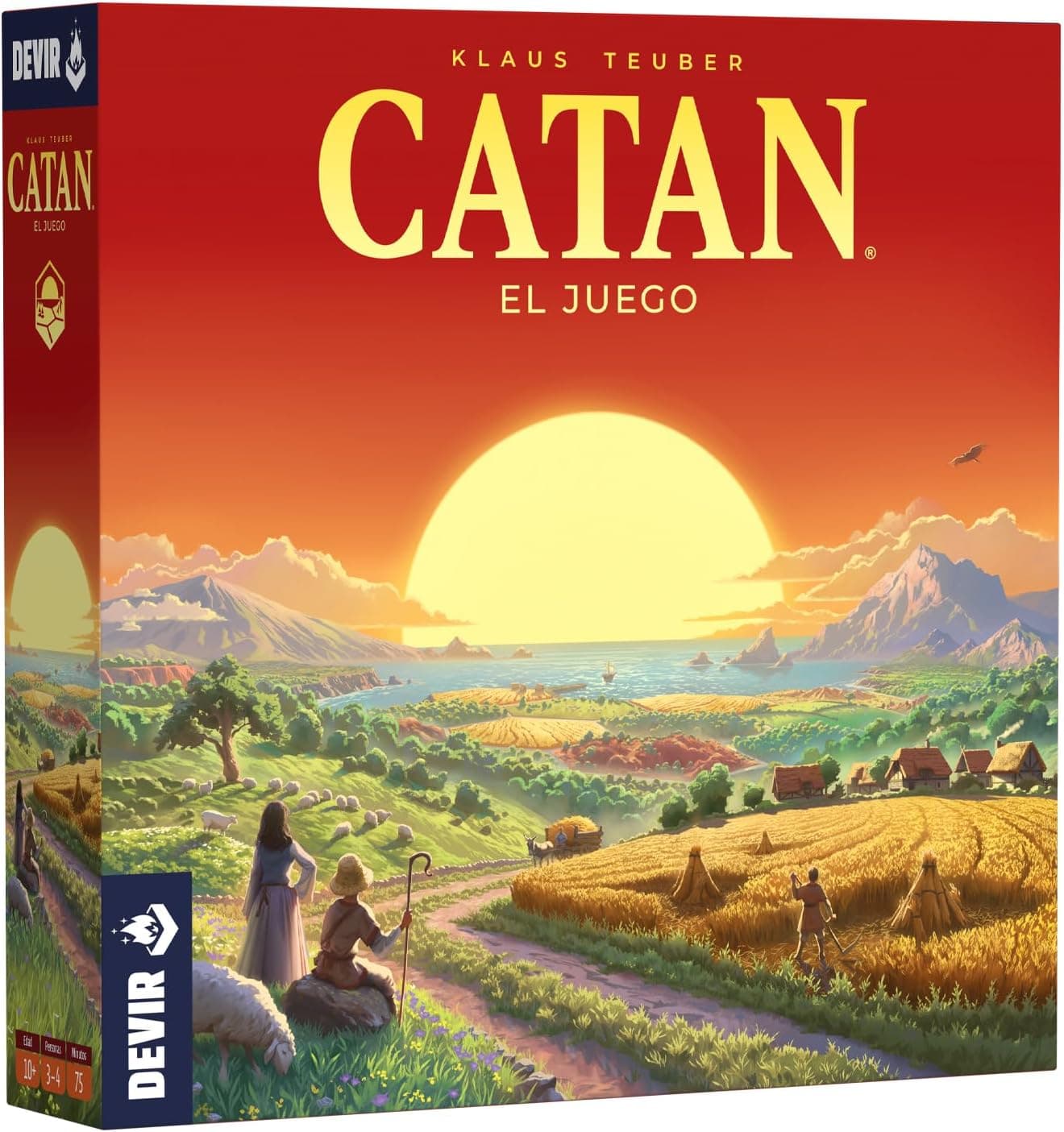 Devir - Los Colonos de Catán: El Mítico Juego de Mesa de Estrategia, Comercio y Negociación