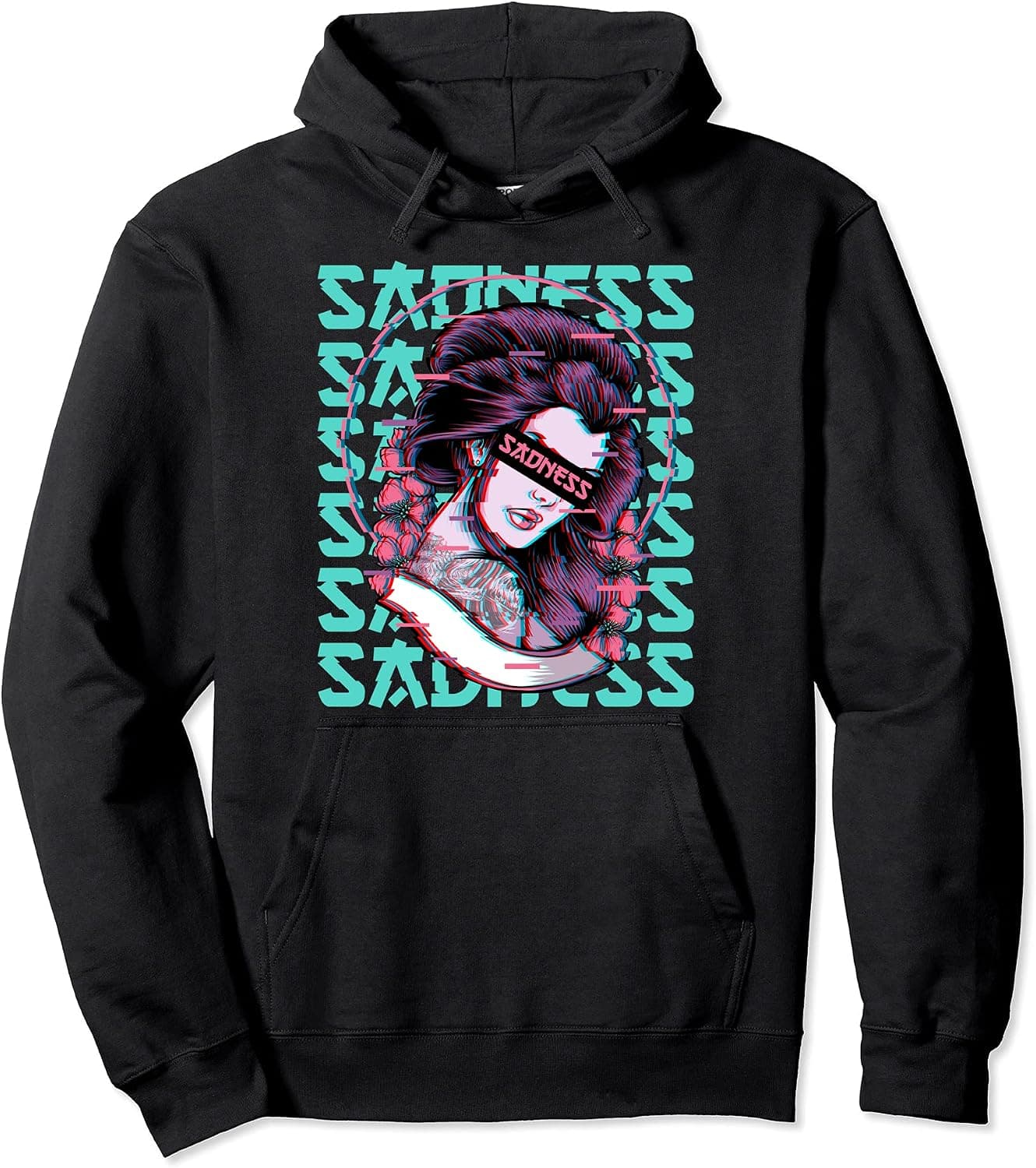 Sudadera con Capucha Grunge Aesthetic de Algodón Lavado Vintage Corte Holgado - Foto 1