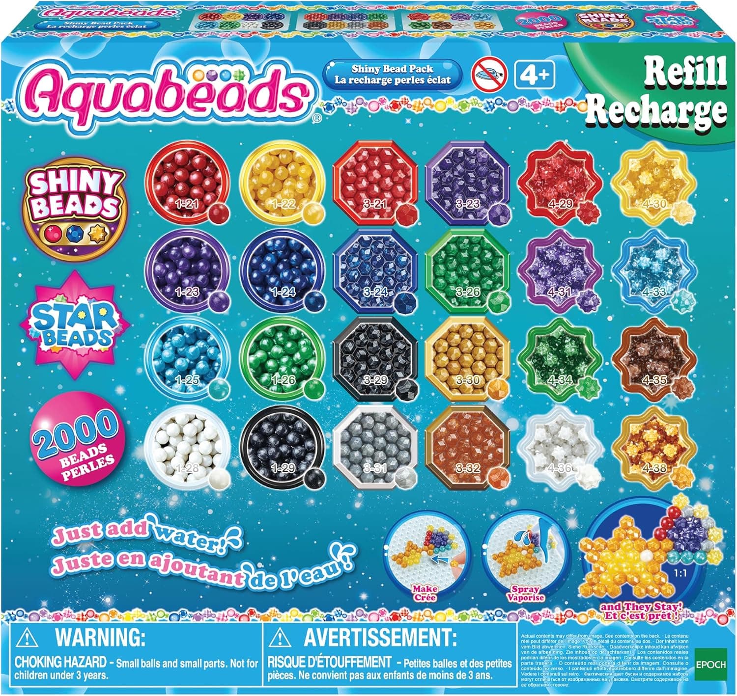 Aquabeads - Maletín de Creación de Cuentas Mágicas que se Pegan con Agua Sin Planchar - Foto 1