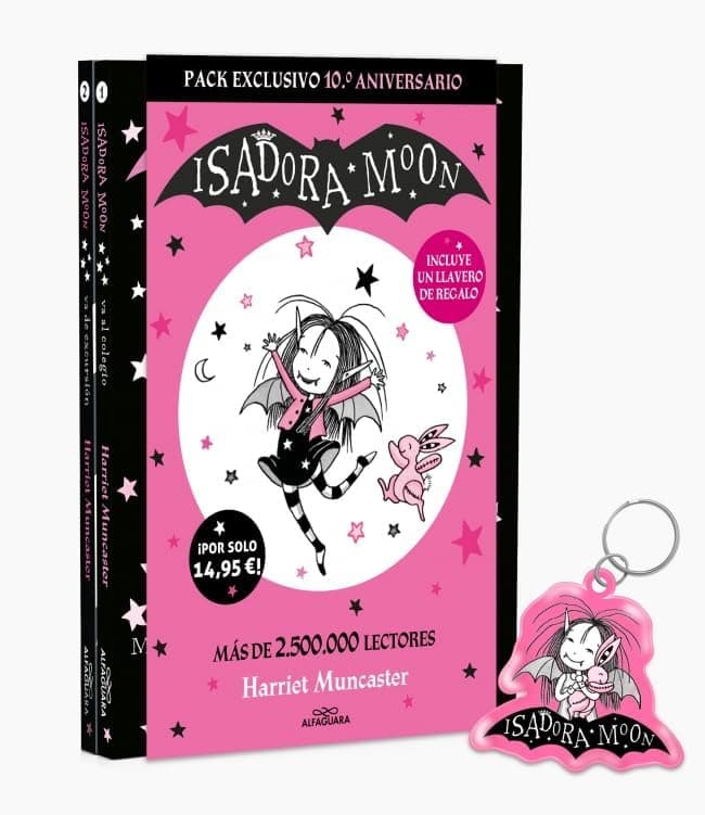 Isadora Moon Va al Colegio - Harriet Muncaster (Mitad Hada, Mitad Vampiro con Purpurina) - Foto 1