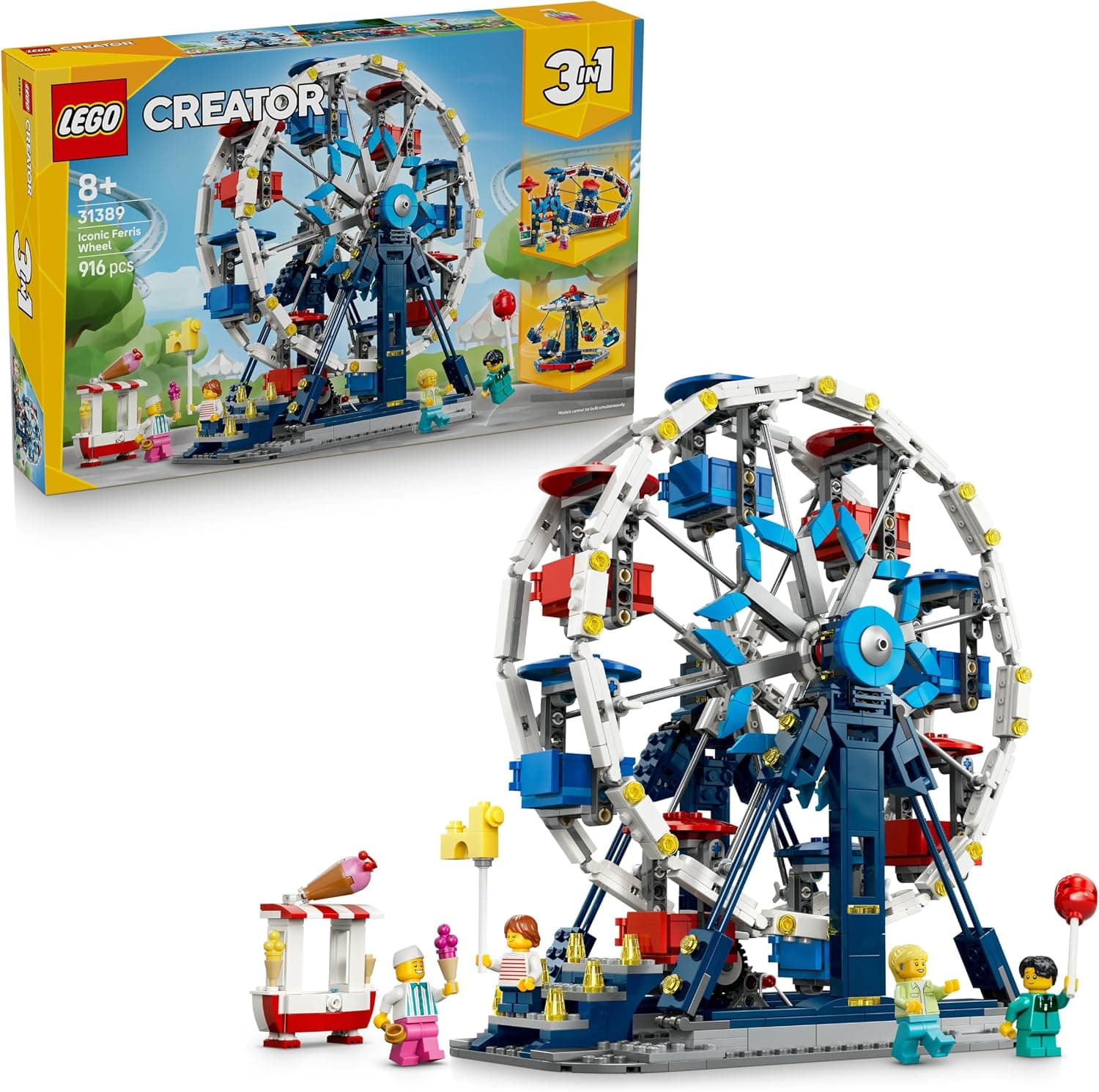 LEGO Creator 3 en 1 - Grandes Dinosaurios T-Rex Reconstruible en Triceratops y Pterodáctilo