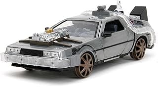 Jada Toys Regreso al Futuro - DeLorean Máquina del Tiempo Escala 1:24 Die-Cast Oficial