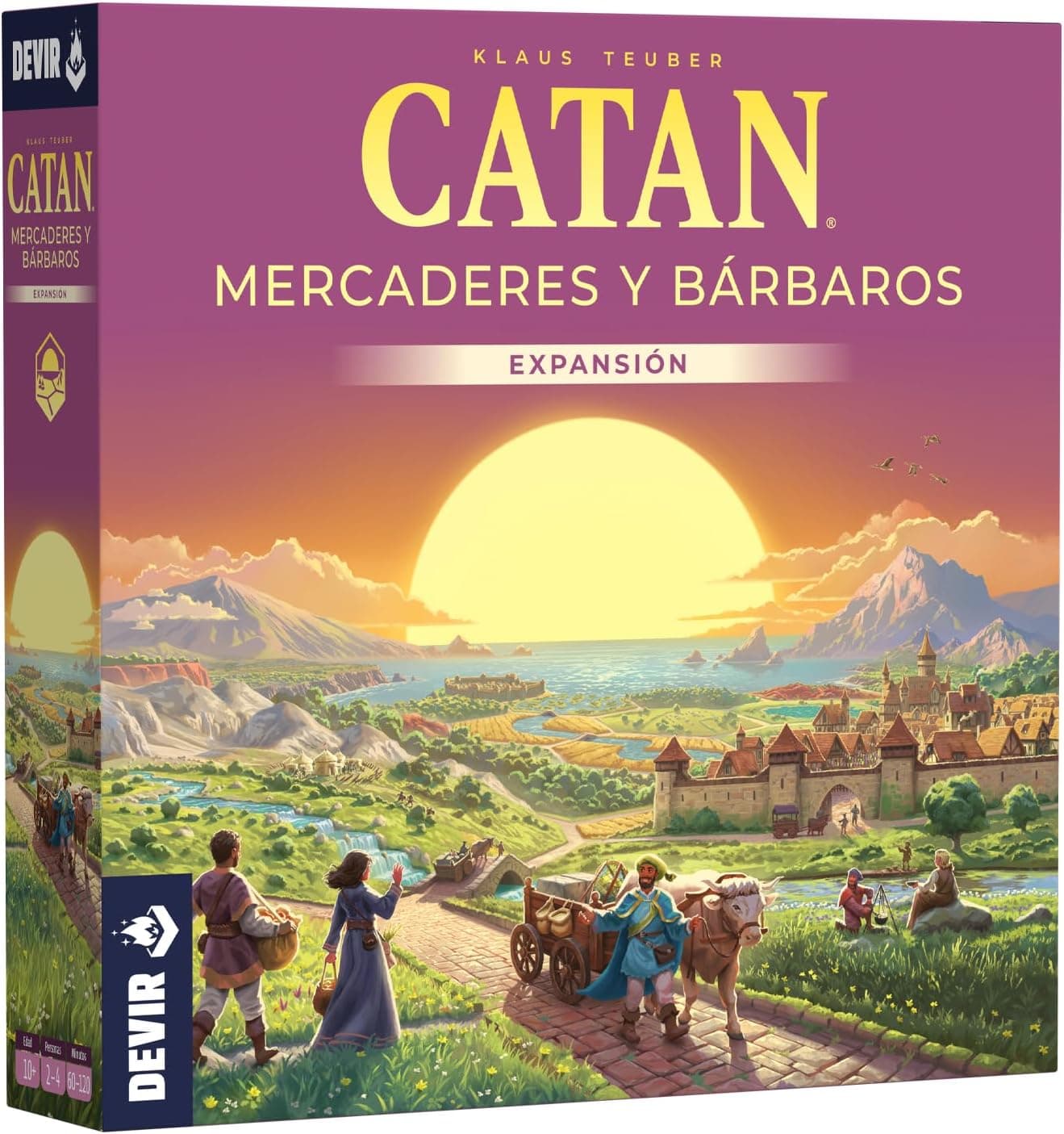 Devir - Catan: Ciudades y Caballeros: La Expansión Definitiva con Bárbaros y Murallas - Foto 1