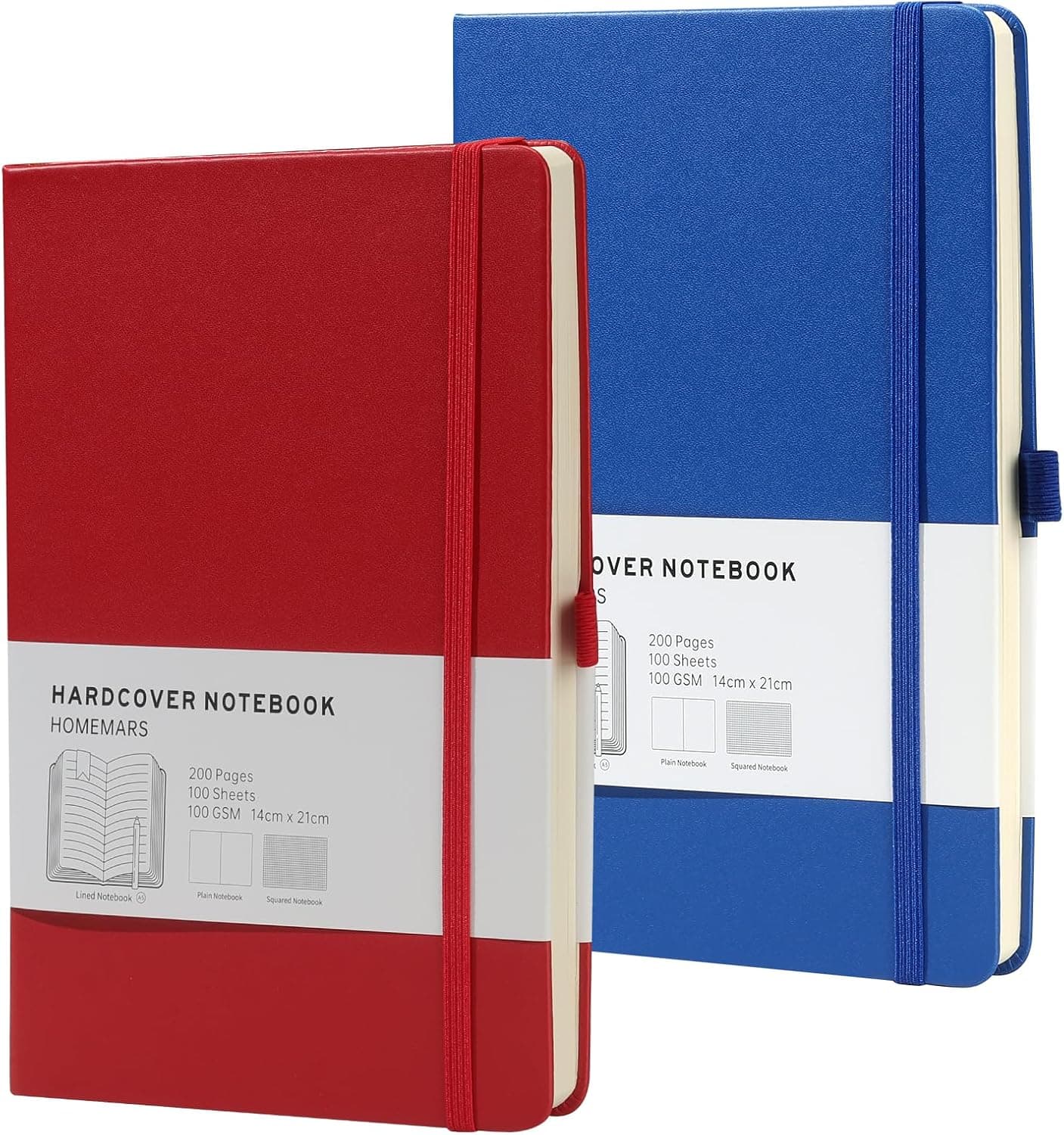 Cuaderno Bullet Journal A5 Tapa Dura de Cuero Vegano con Hojas Punteadas Gruesas de 160 GSM - Foto 1