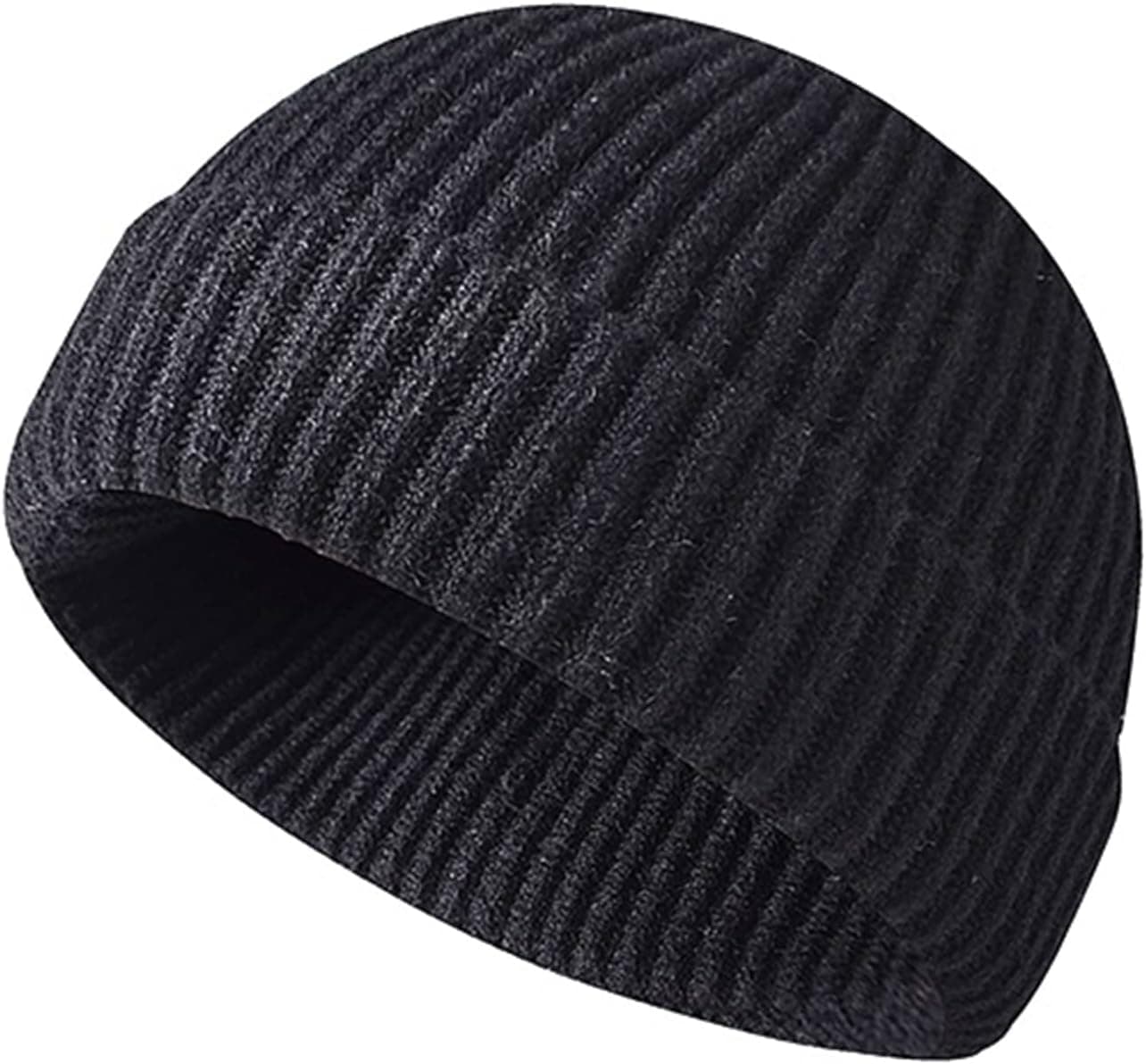Gorro Beanie de Punto Estilo Pescador Urbano de Algodón Acanalado Unisex - Foto 1