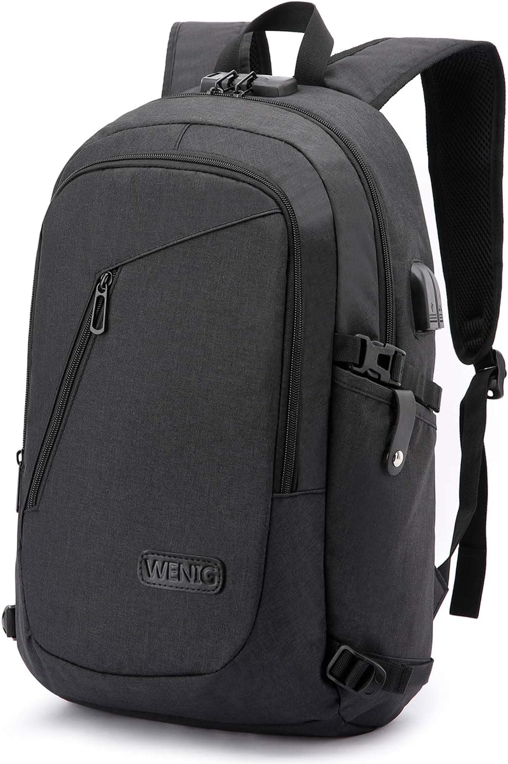 Mochila Antirrobo Urbana con Cremallera Oculta, Puerto de Carga USB y Compartimento para Portátil - Foto 1