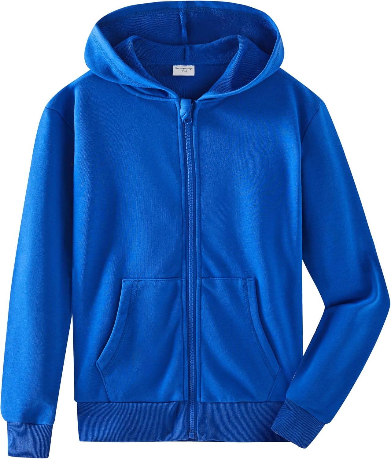 Sudadera con Capucha Básica de Algodón Prémium Corte Relajado con Bolsillo Frontal - Foto 1